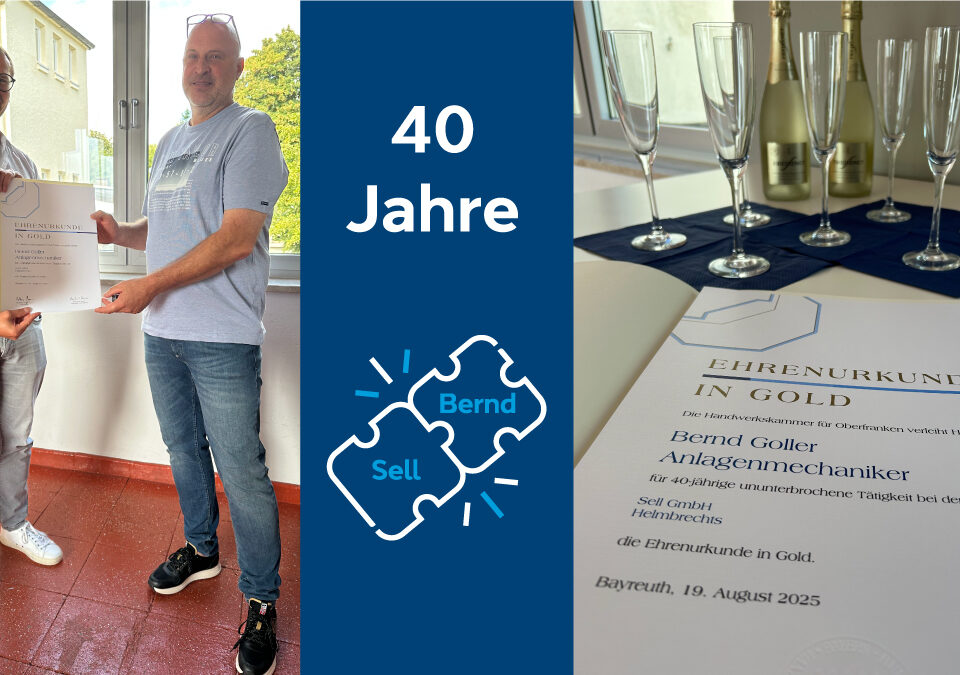 40-jähriges Jubiläum von Bernd Goller
