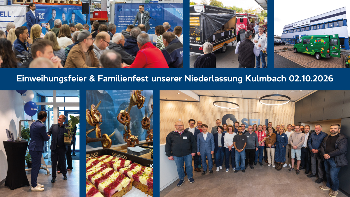 Collage vom Einweihungsfest samt Familienfeier unserer Kulmbacher Niederlassung